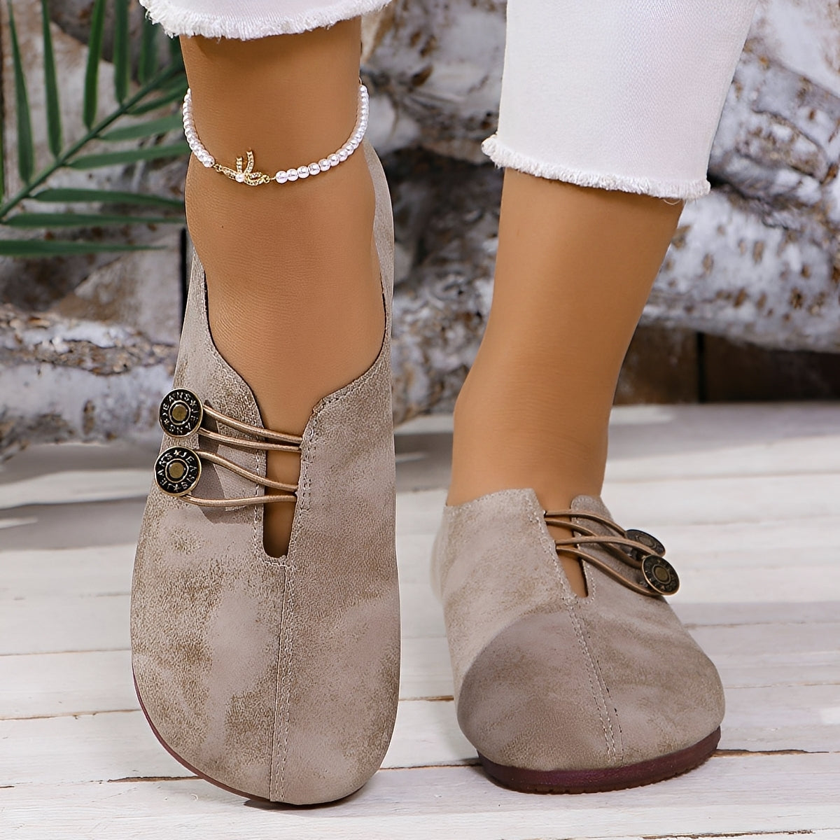 Monica - Elegante, bequeme flache Schuhe für Damen