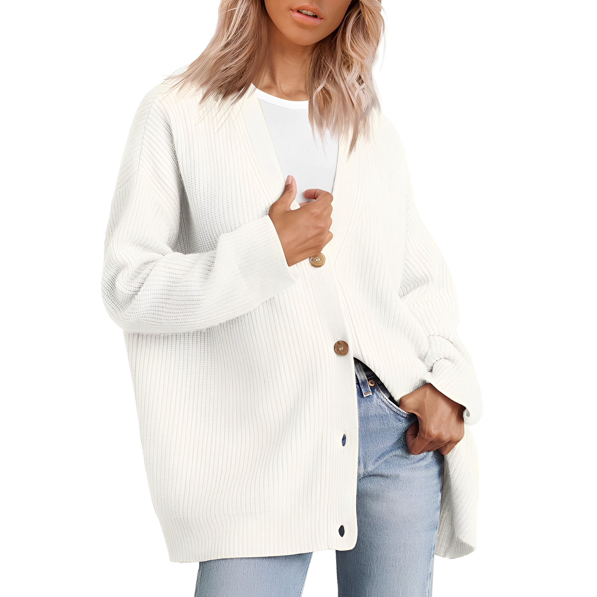 Christal - Lockerer Oversize-Cardigan für Damen