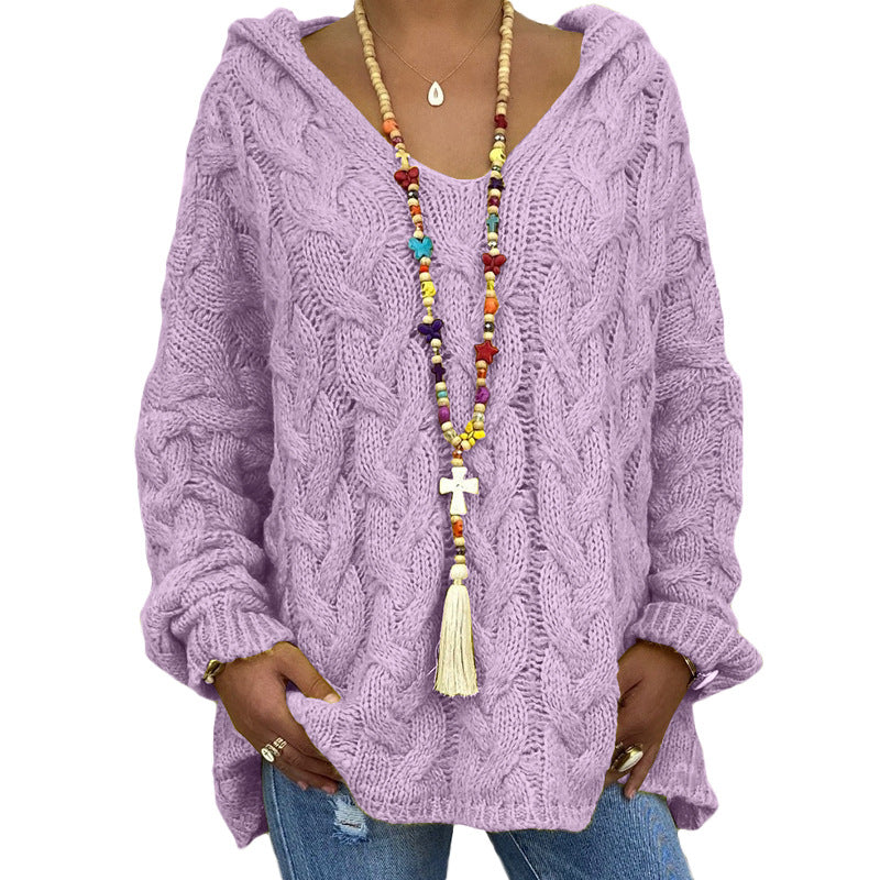 Charlotte - Modischer, locker geschnittener Damenstrickpullover