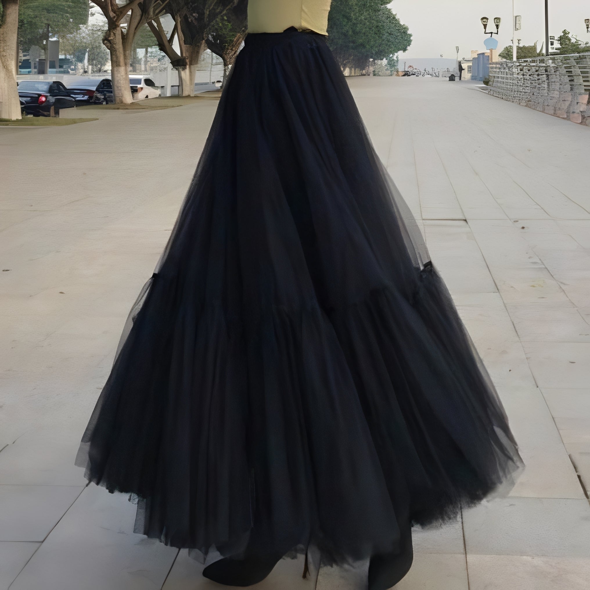 Madeline - Eleganter Volantrock für Frauen
