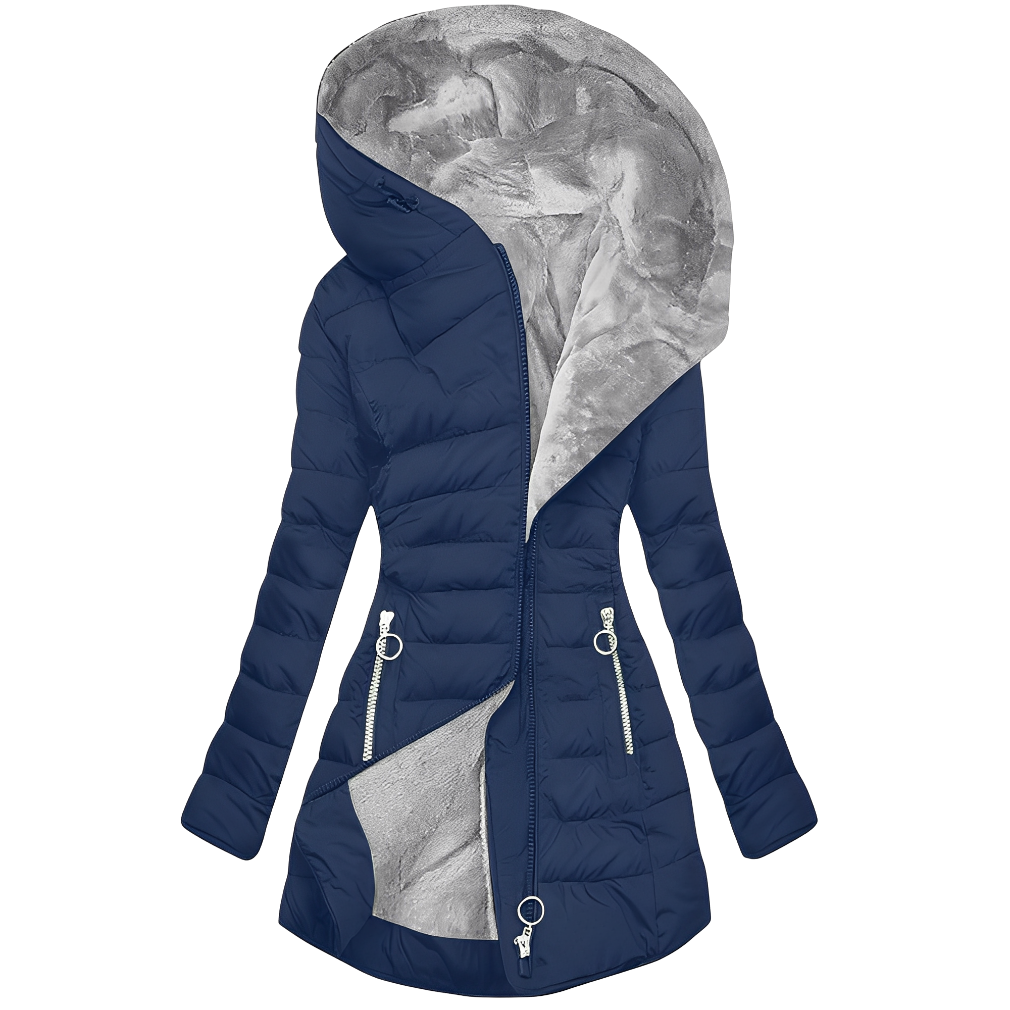 Jasmine - Moderne Damen-Winterjacke mit Kapuze