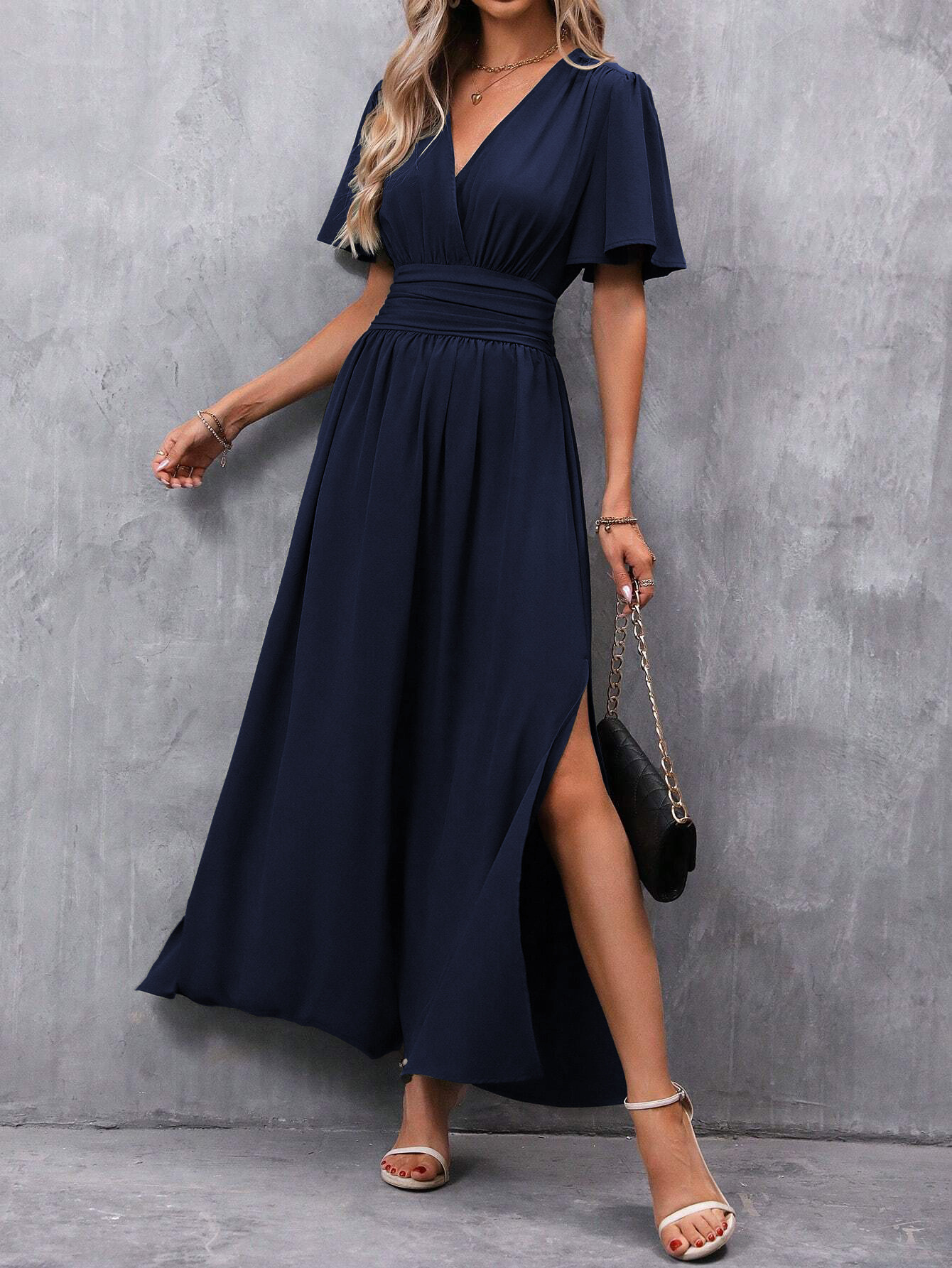 Rosabella - Damenkleid mit gerafftem Bund