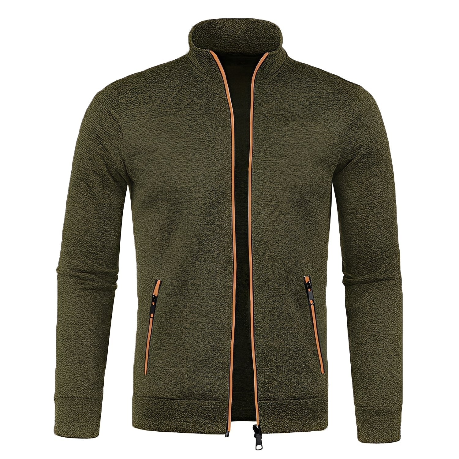 Clayton - Bequemer Herrenfleecepullover mit Reißverschluss