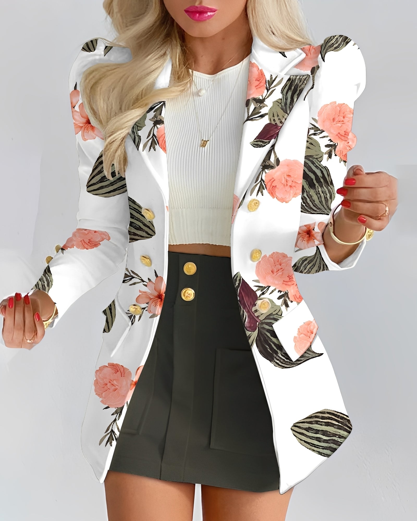 Marie - Elegantes Blazer- und Rock-Set für Damen