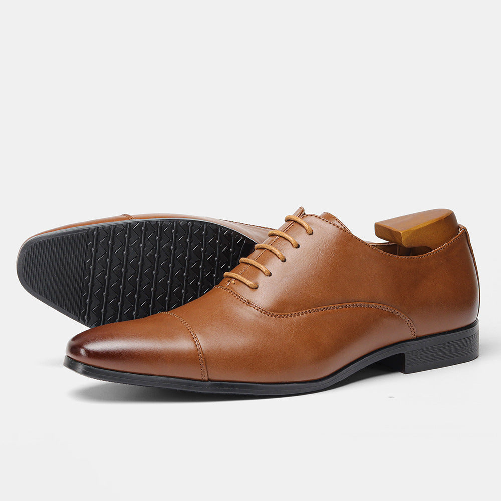 Kieron - Formelle Lederschuhe mit spitzer Form für Herren