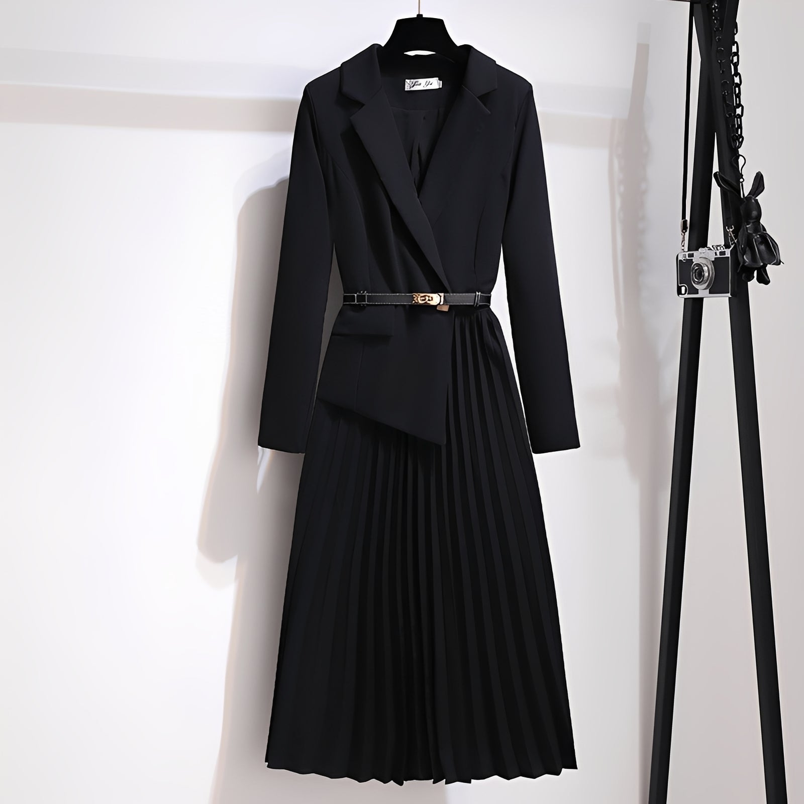 Minnie - Schickes, plissiertes A-Linien-Midikleid für Damen