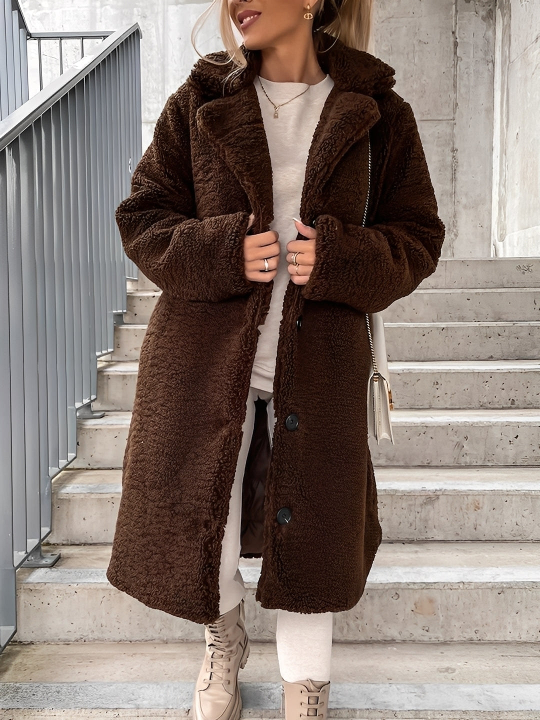 Susanne - Modische, warme Damen-Fleecejacke