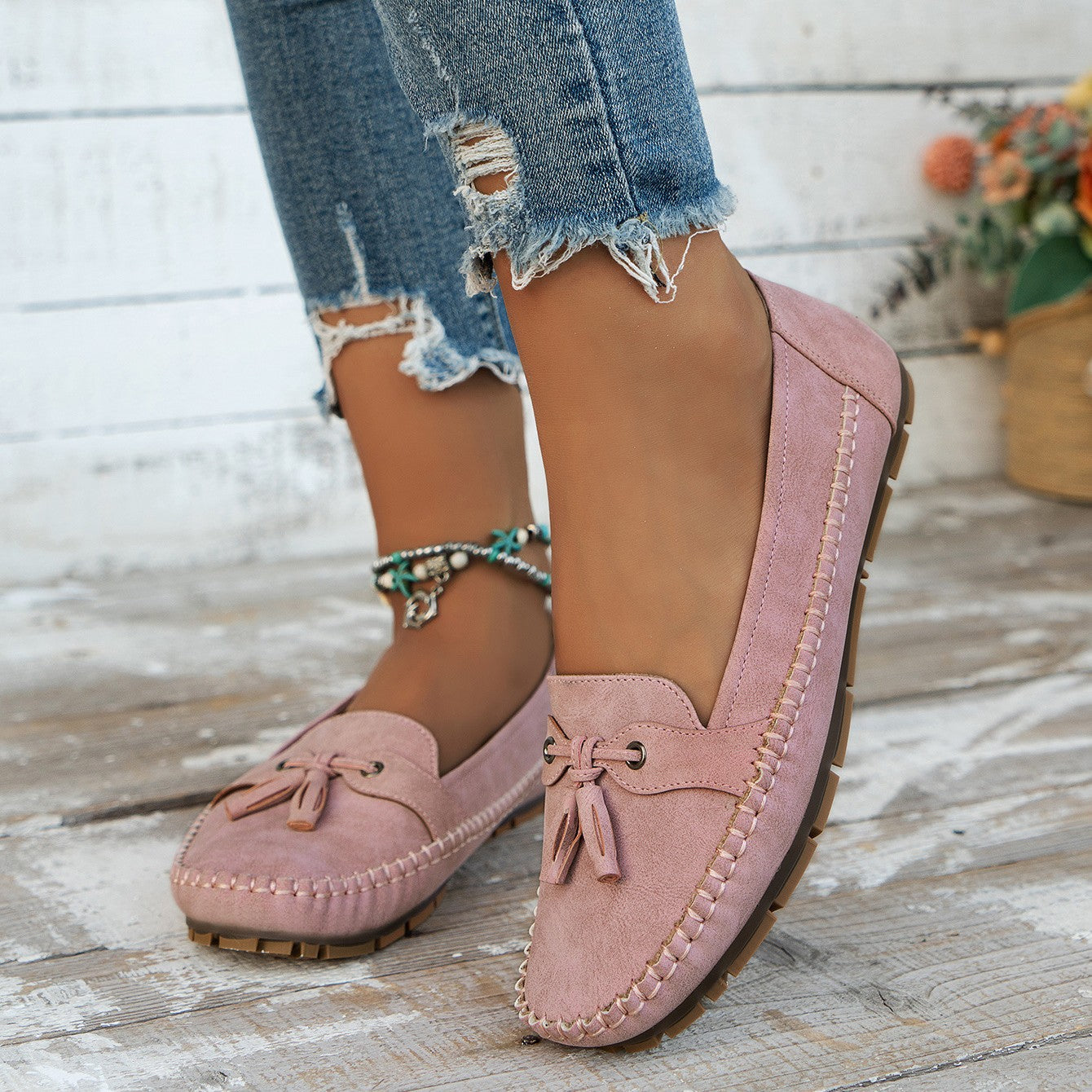 Megan - Komfortabler flacher Damenschuh