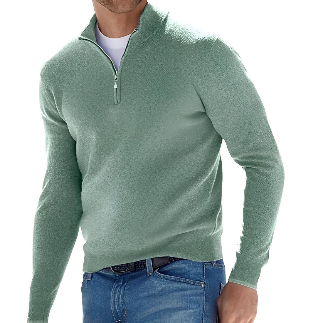 Eliott – Herrenpullover mit Reißverschluss und modernem Design
