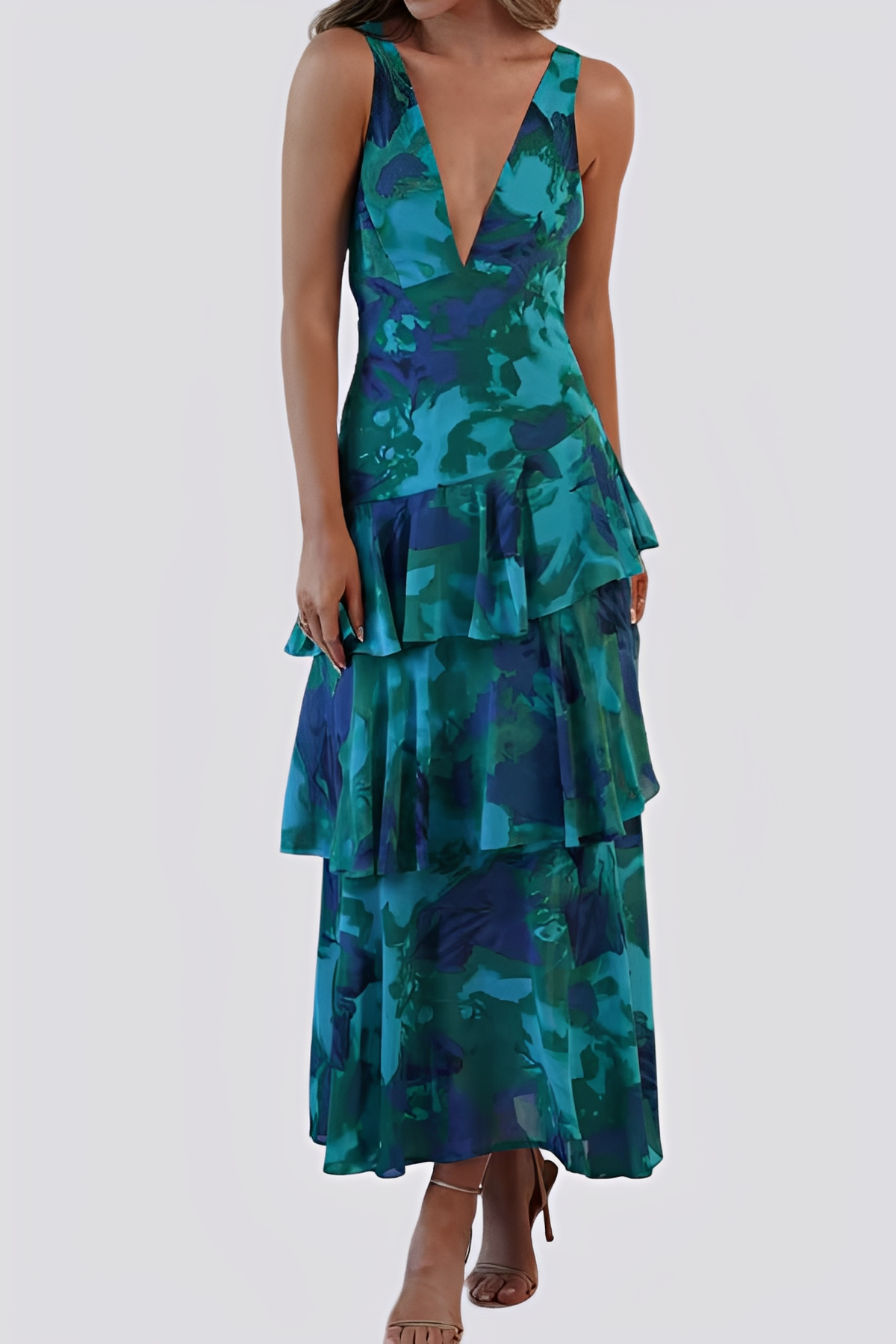 Tiffany - Elegantes Maxikleid mit Neckholder für Damen