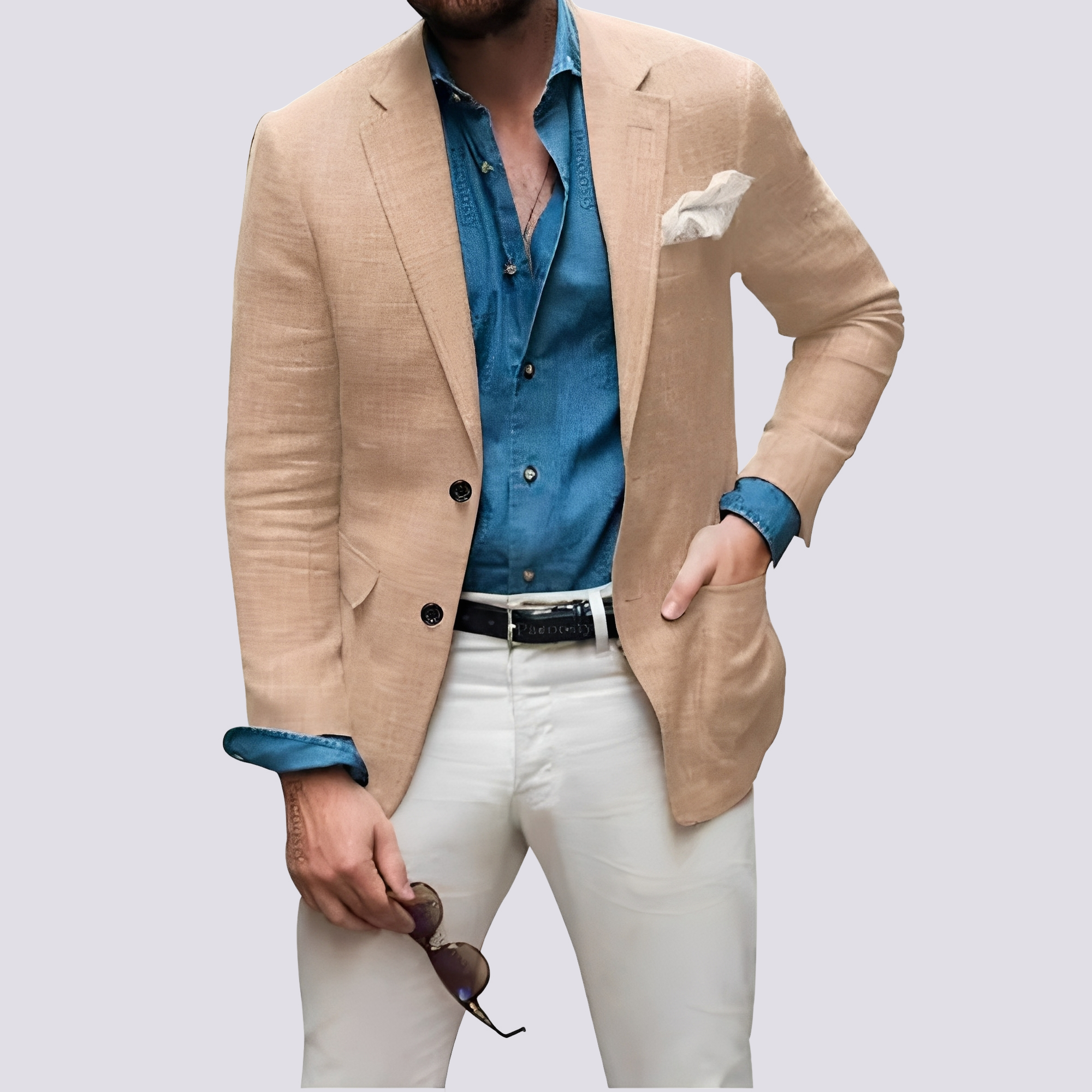 Glenn - Elegante Jacke für Männer mit Knöpfen