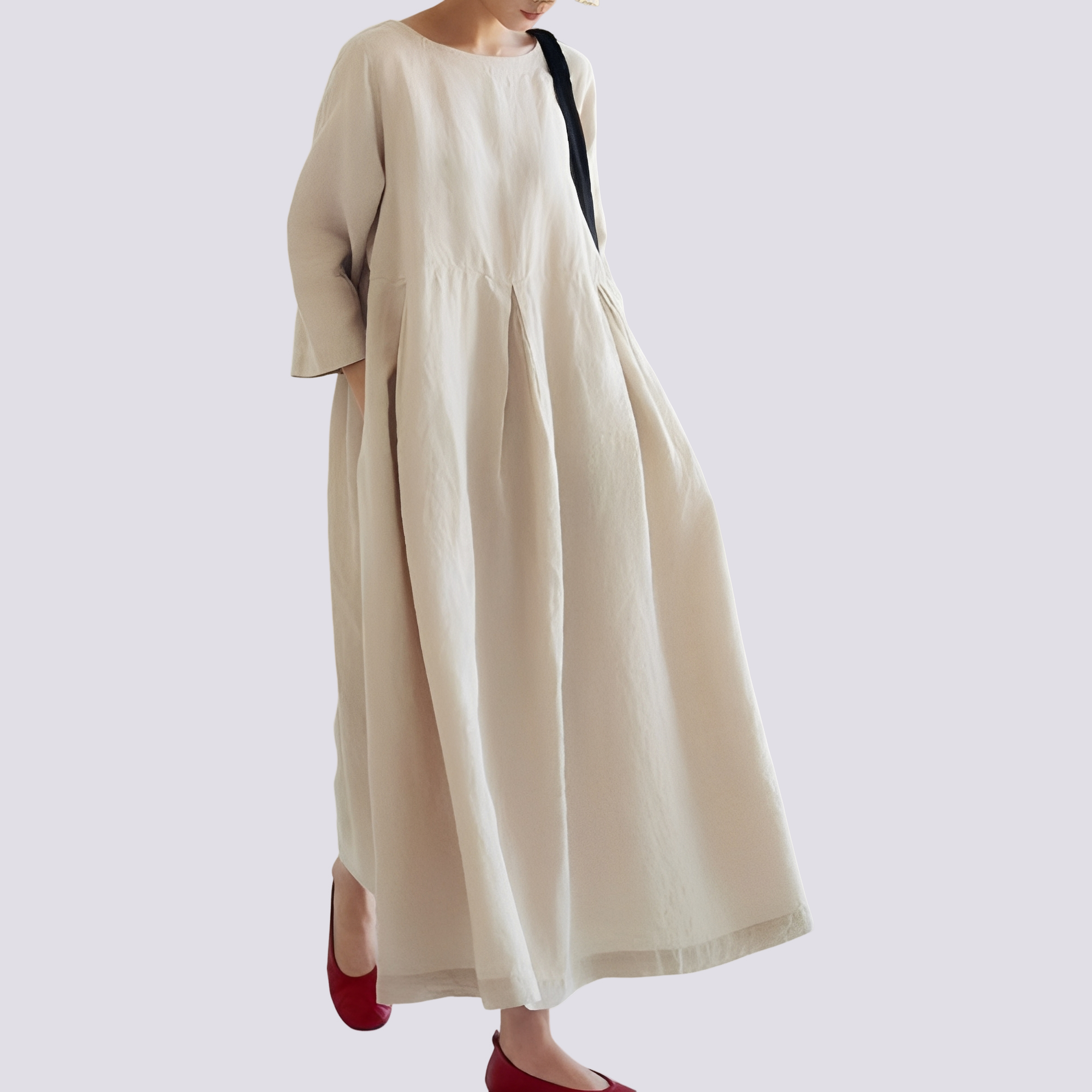 Veronica - Lässiges Kleid mit Taschen für Damen