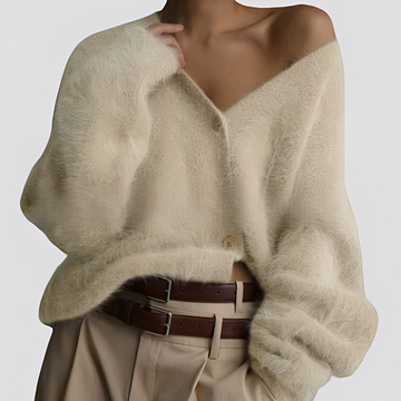 Lavena - Angenehmer Pullover mit Knopfleiste