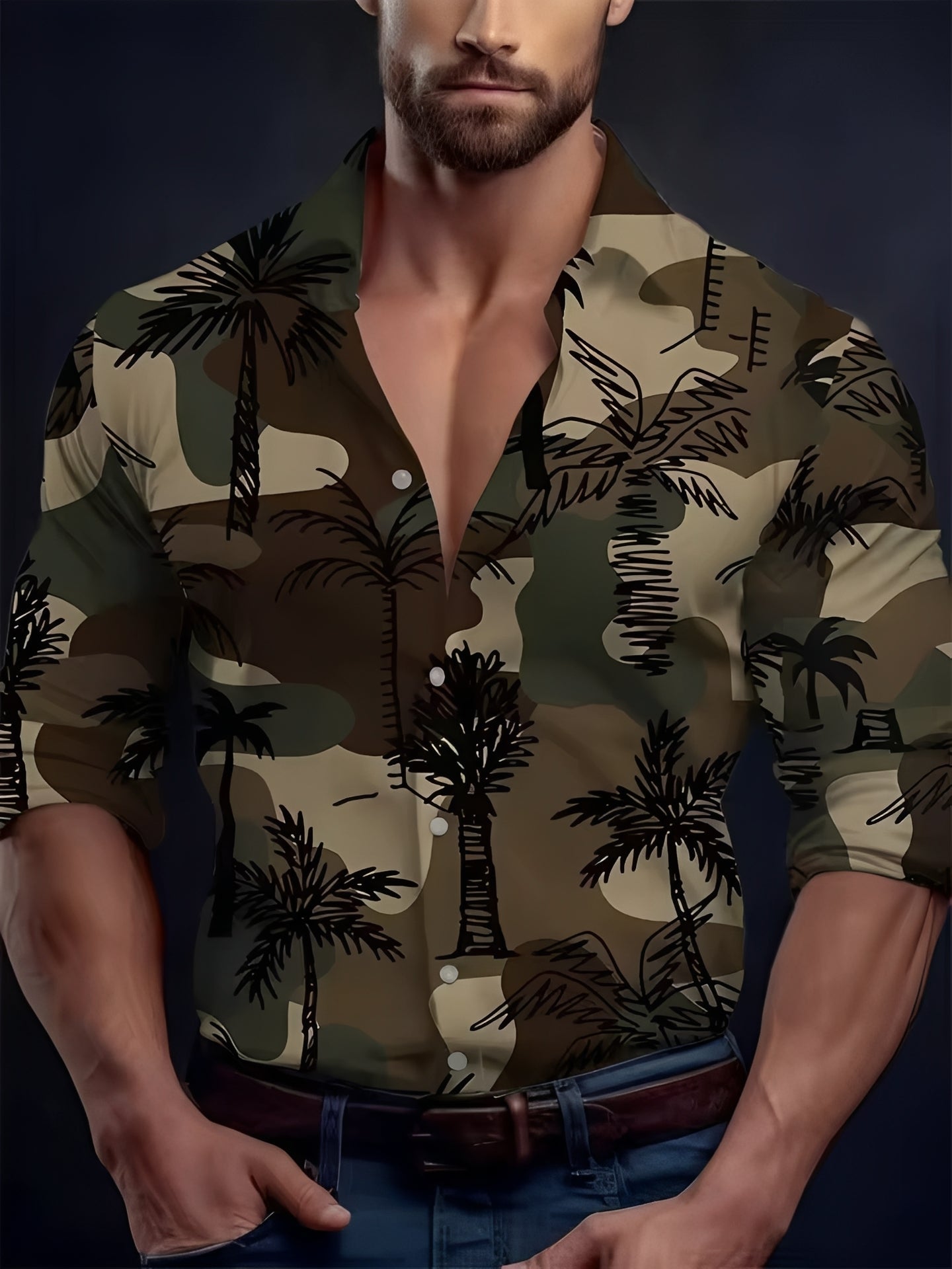 Archie - Elegantes Herrenhemd mit Knopfleiste
