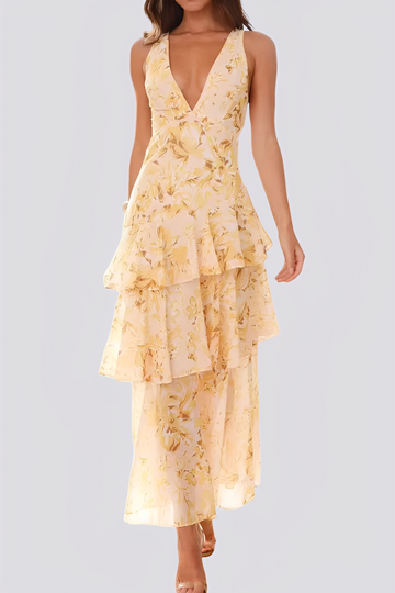 Tiffany - Elegantes Maxikleid mit Neckholder für Damen