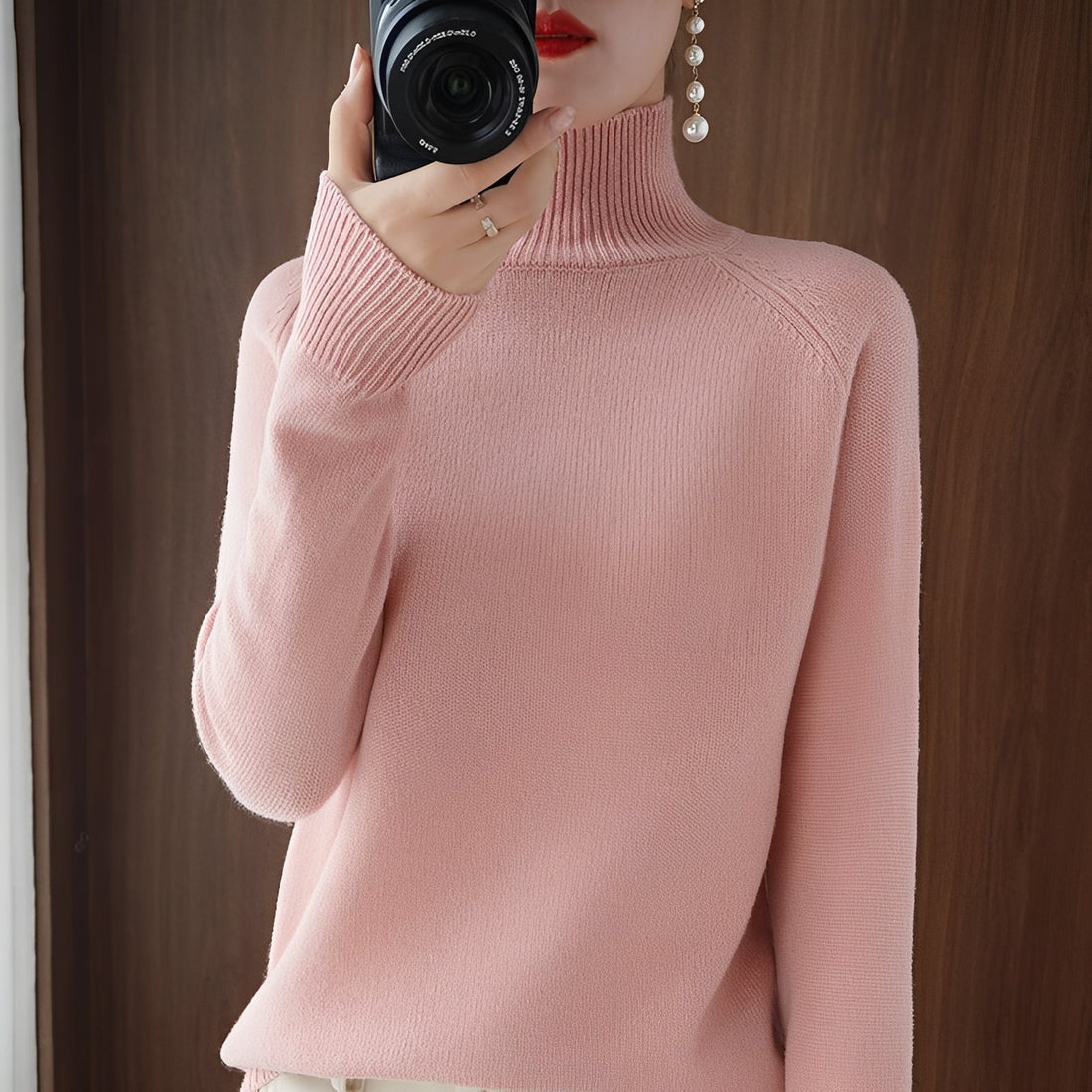 Rachel - Eleganter Damenrollkragenpullover