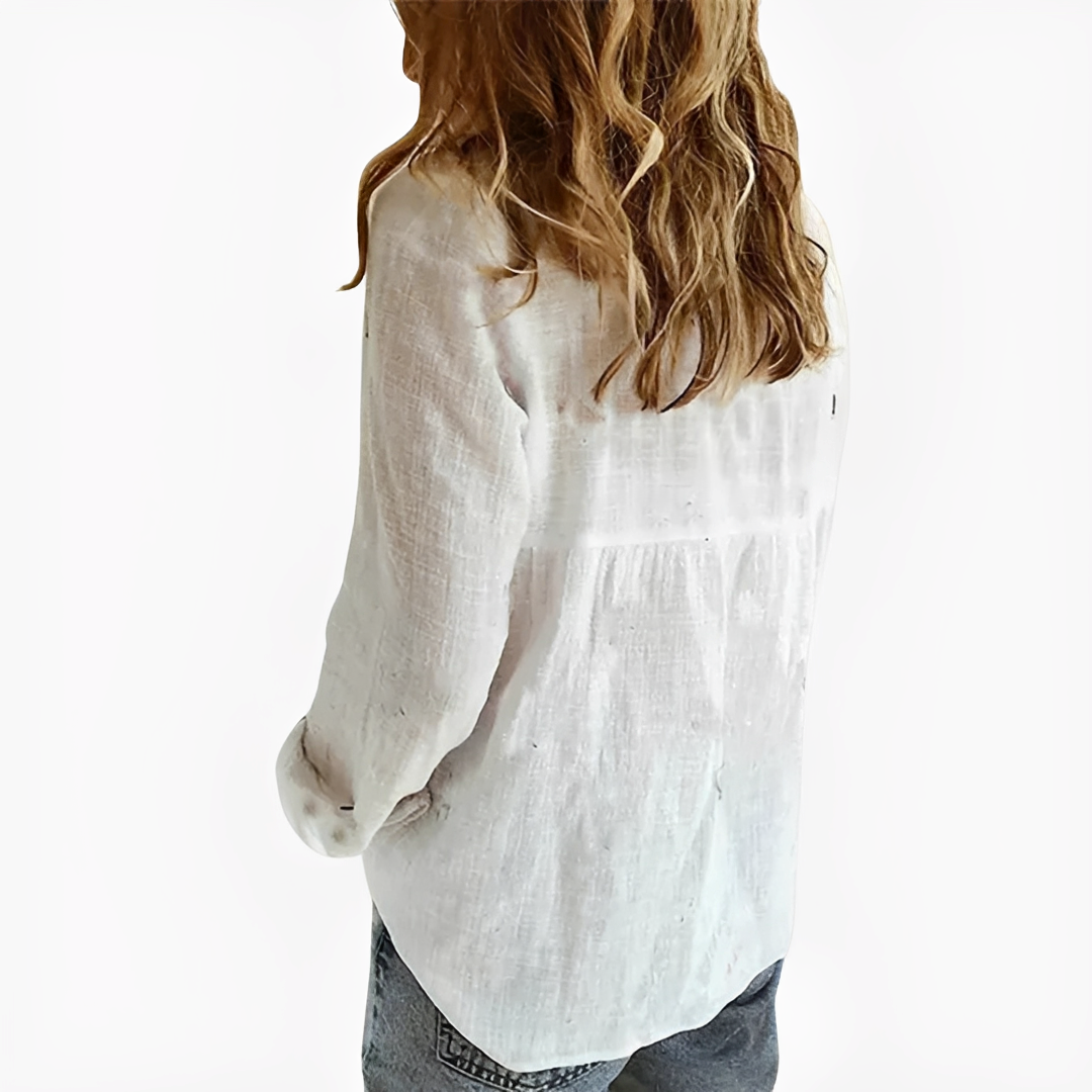 Yuna – Elegante Bluse mit lockerem Schnitt