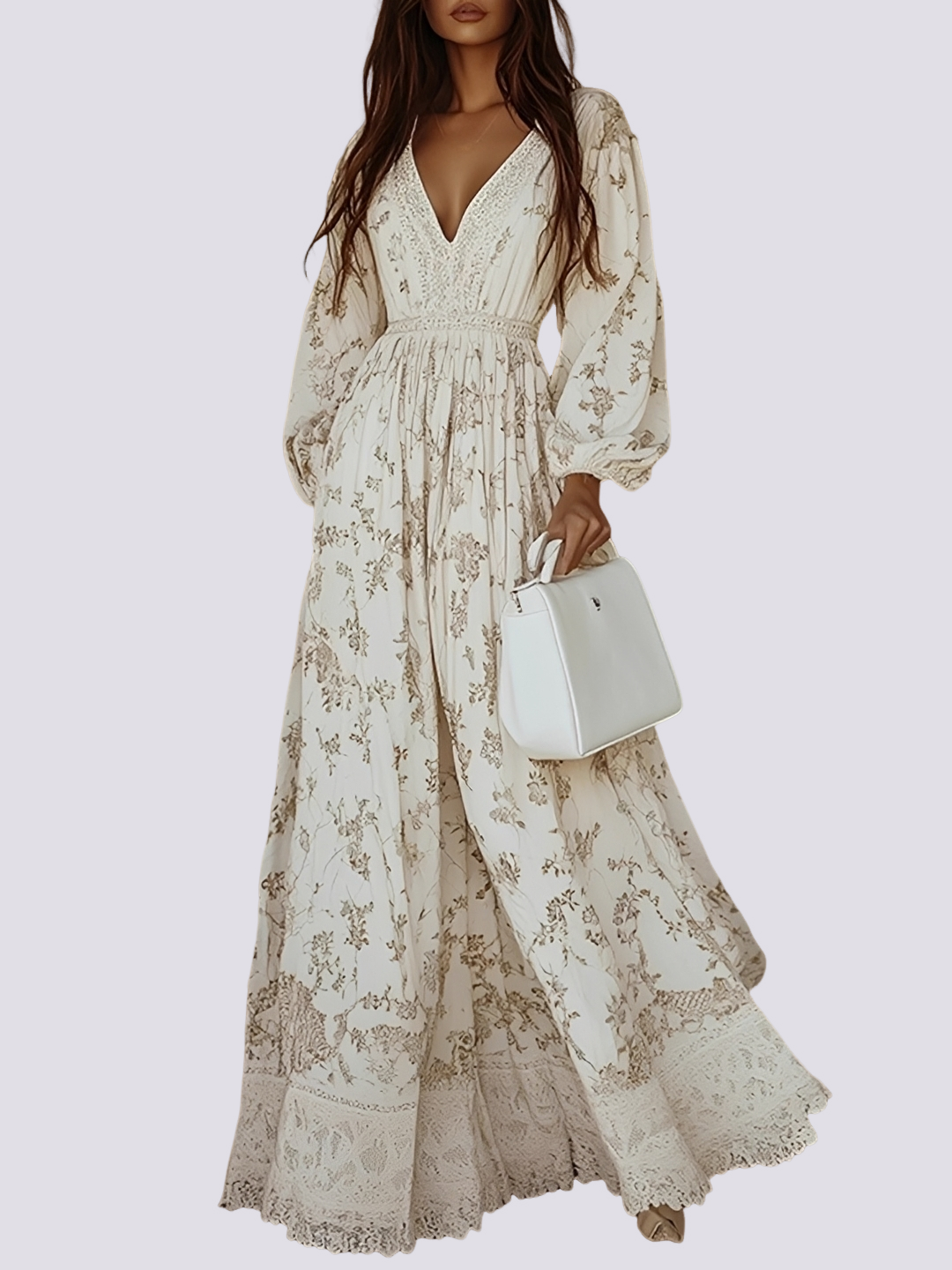 Katy - Bequemes Damen-Langarmkleid