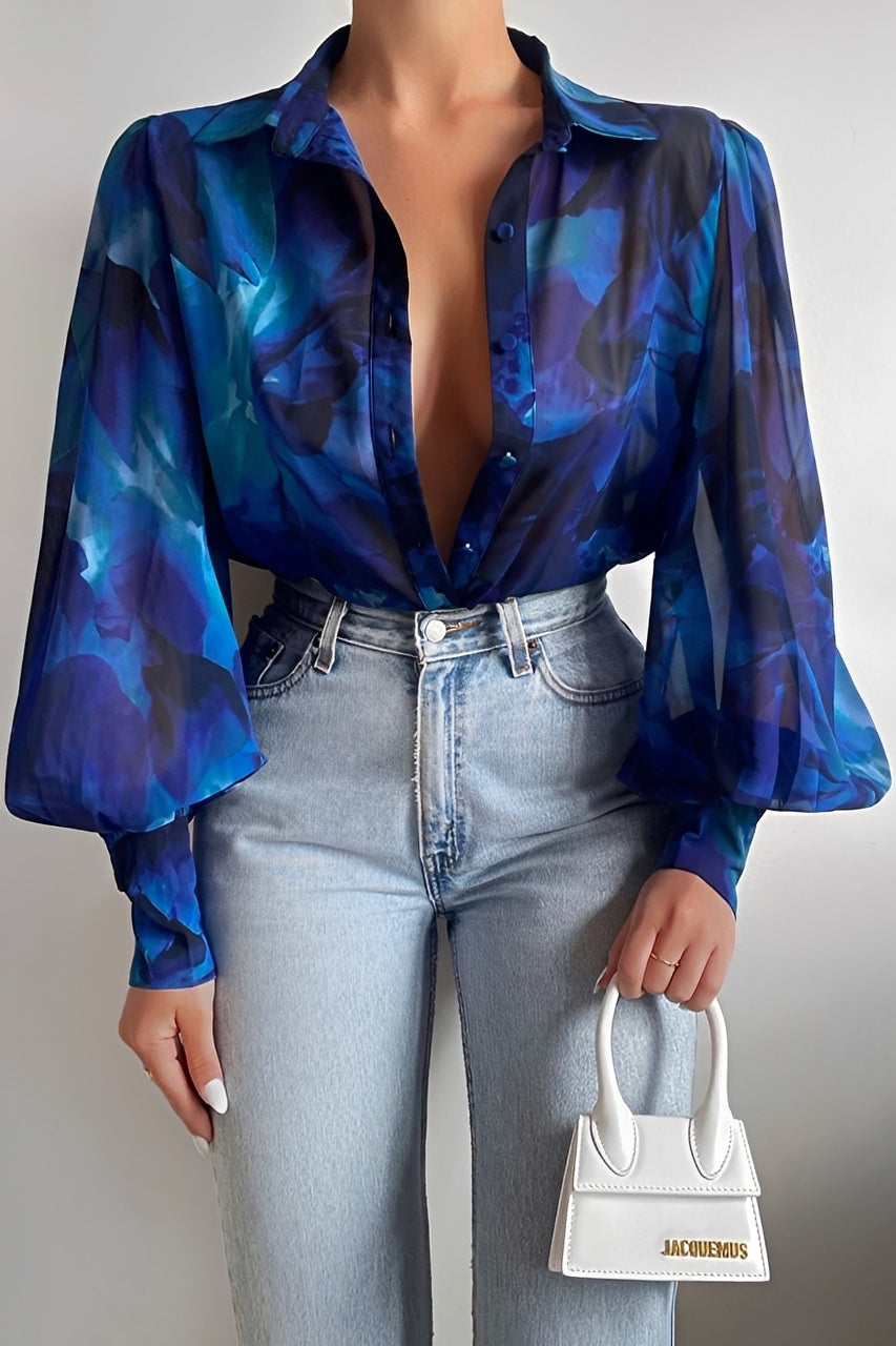 Carla - Schicke Bluse mit Ballonärmeln für Damen