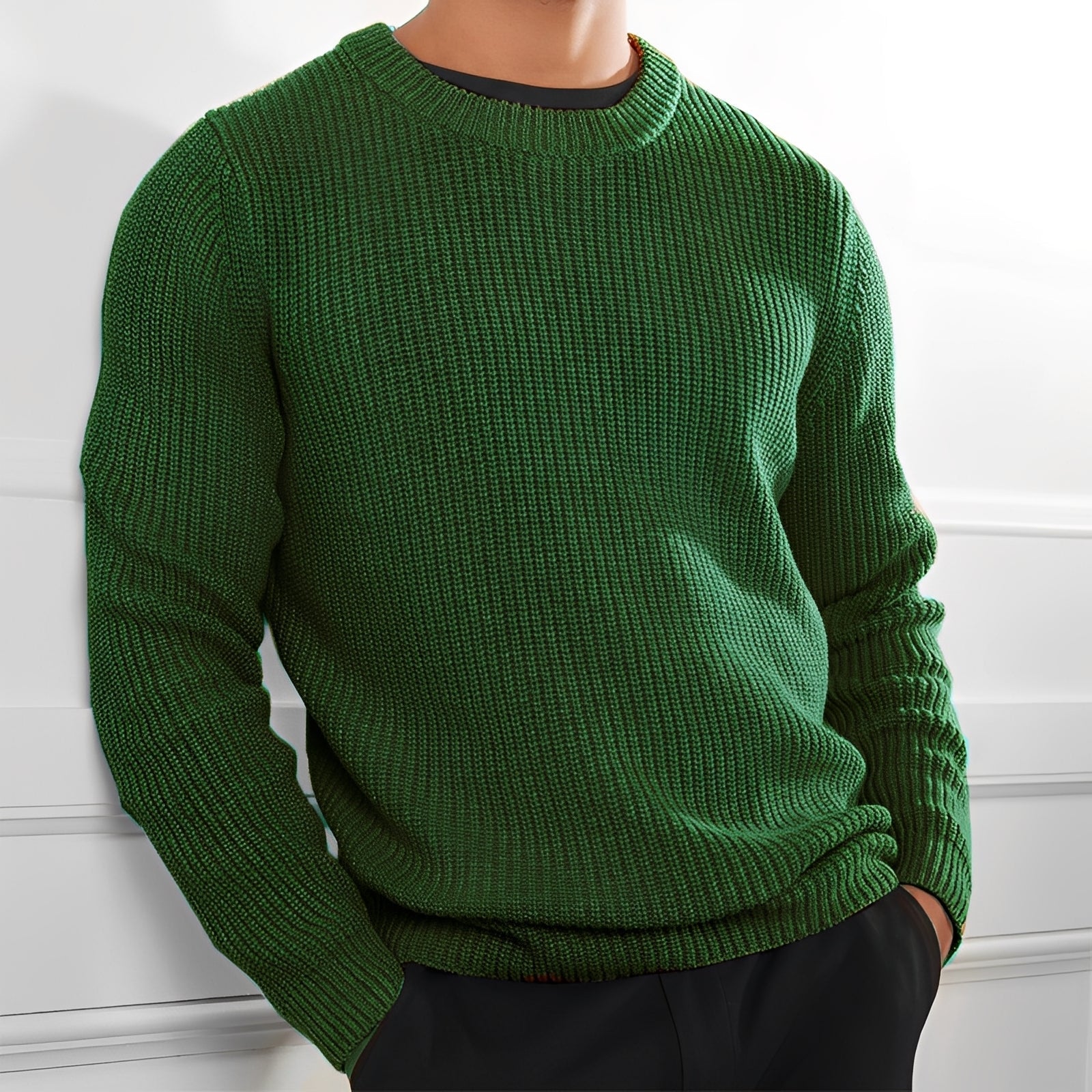 Floyd - Bequemer Herren-Strickpullover mit Rundhalsausschnitt