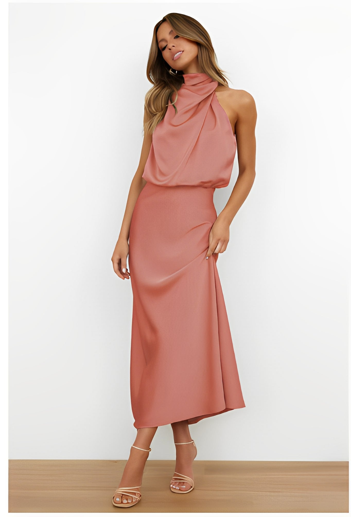 Marley - Elegantes Satin-Abendkleid für Damen