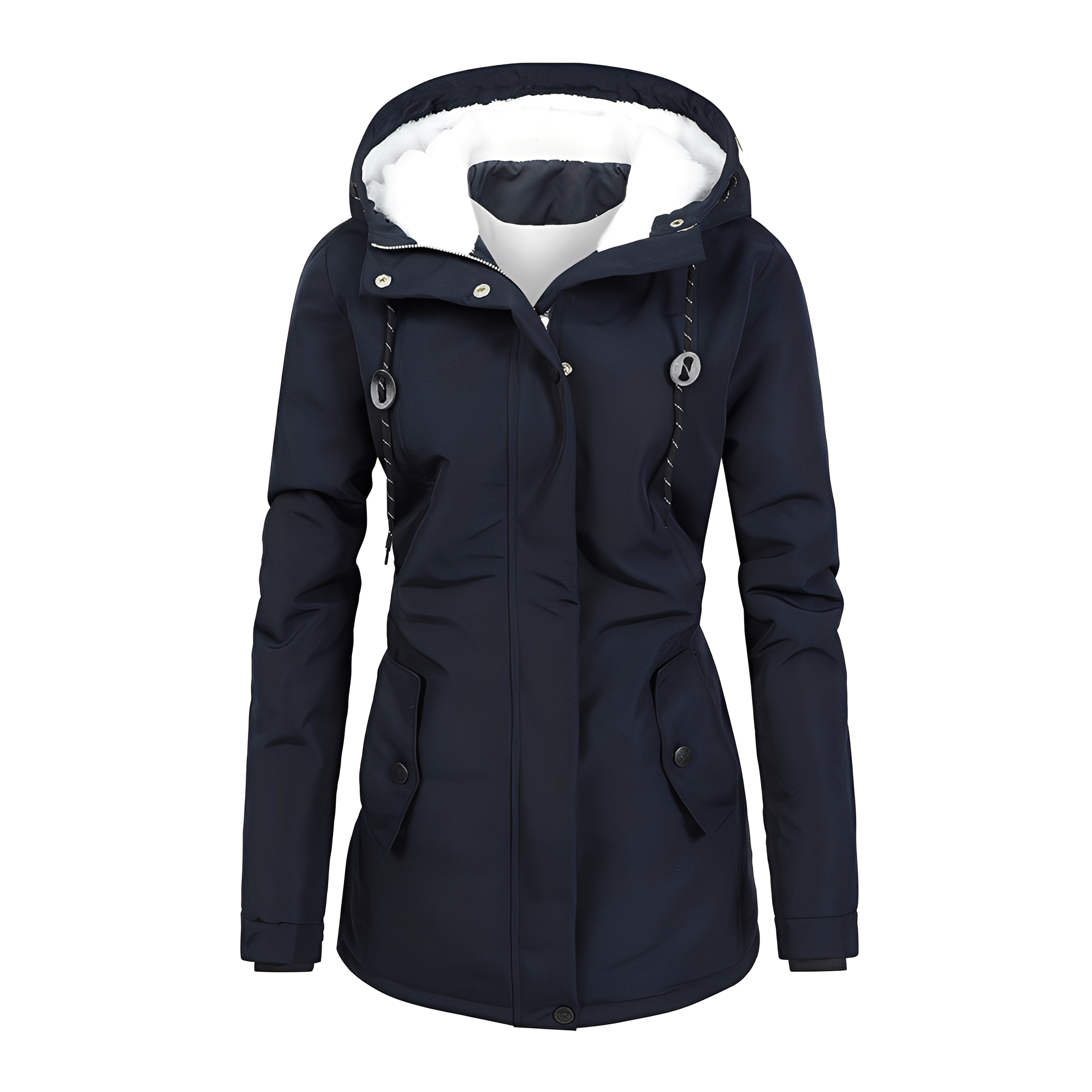 Hilary - Elegante Damen-Winterjacke mit Kapuze
