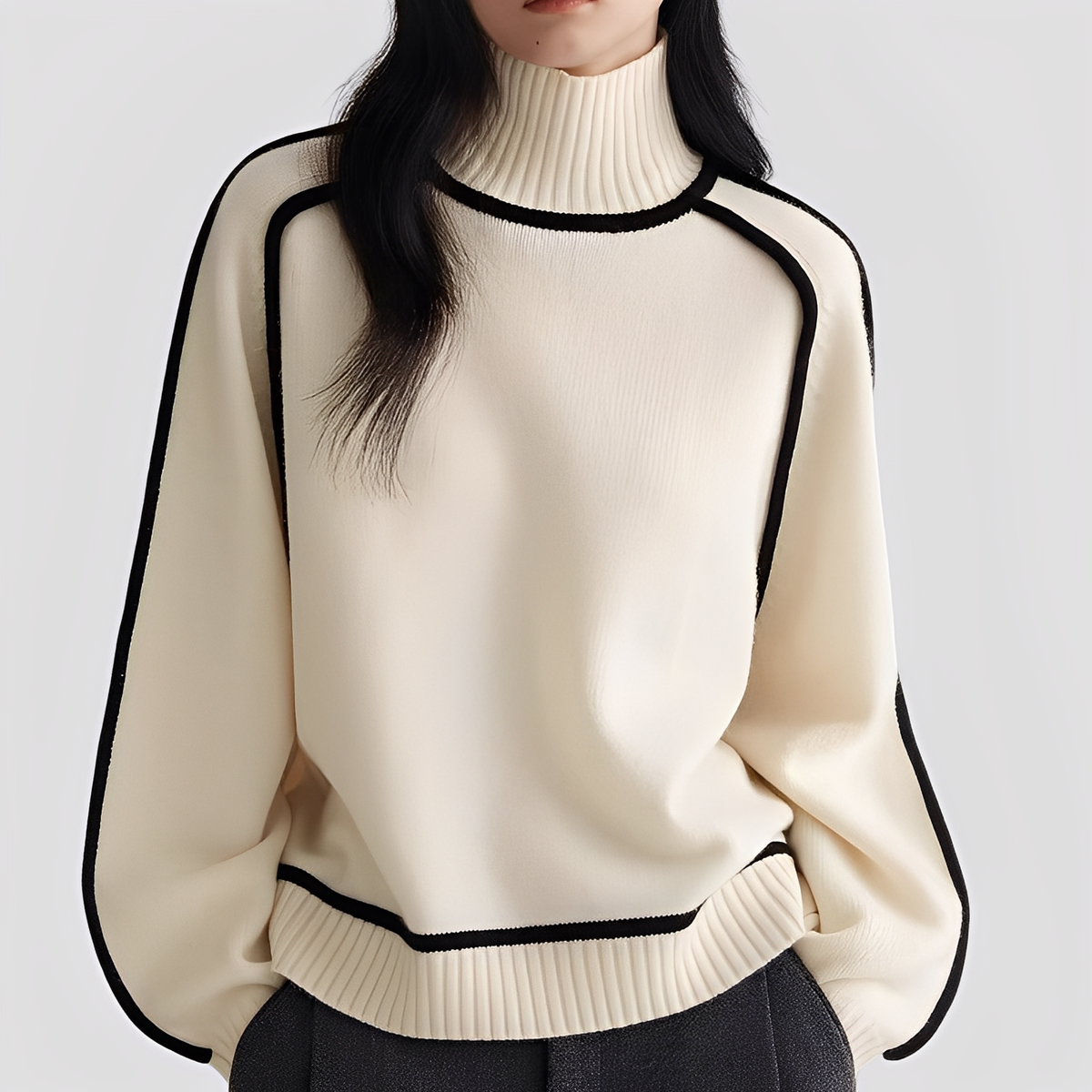 Azalea - Eleganter und bequemer Rollkragenpullover
