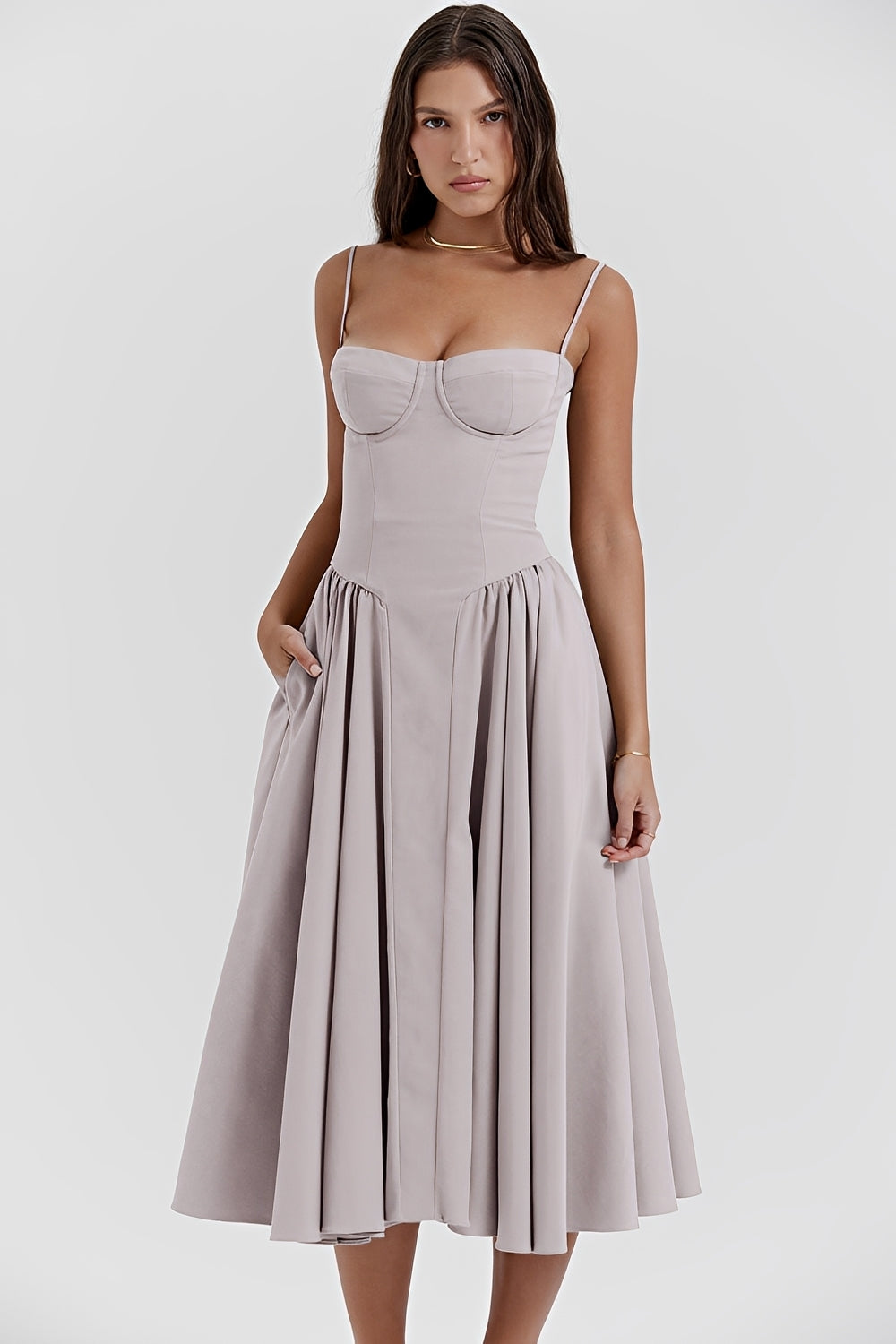Bonnie - Legeres, rückenfreies Sling-Kleid für Damen