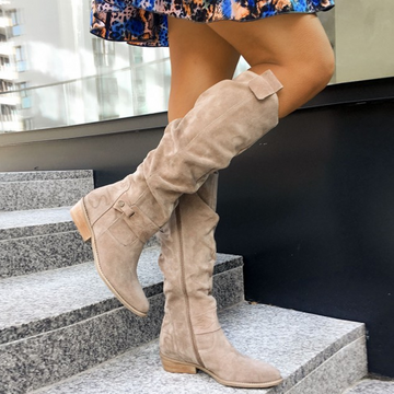 Terina - Legere Damenstiefel bis zum Knie