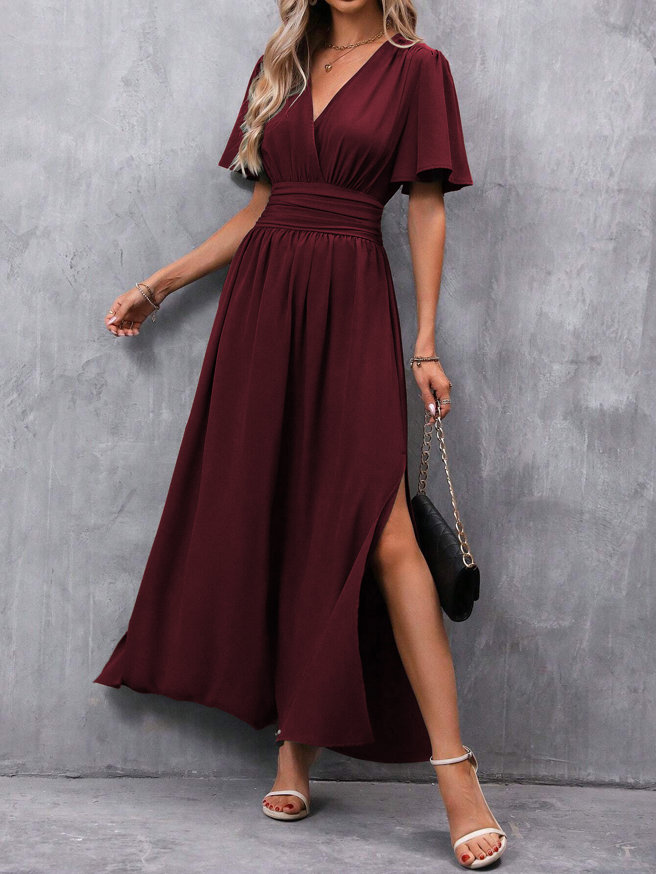Rosabella - Damenkleid mit gerafftem Bund