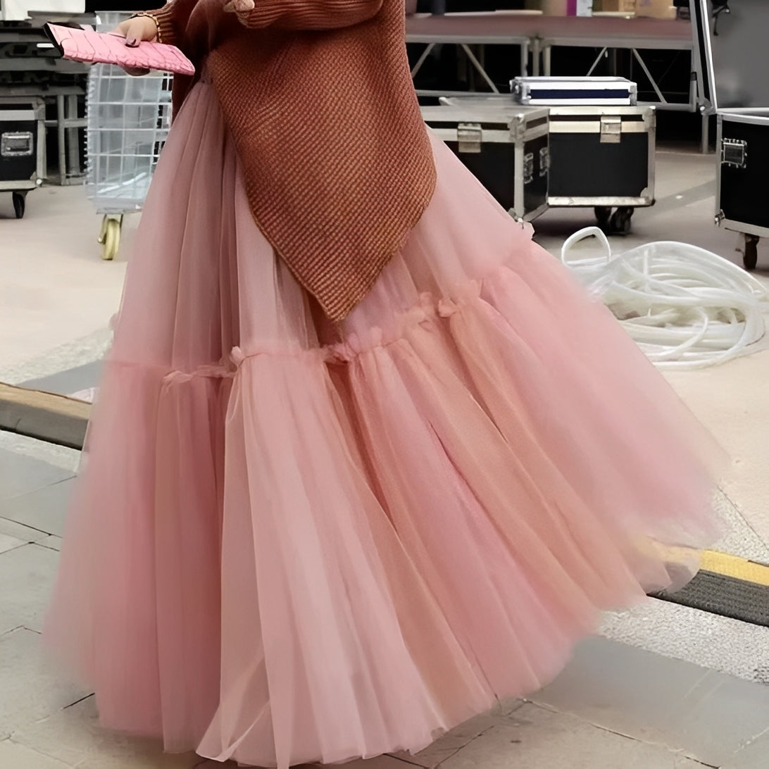 Madeline - Eleganter Volantrock für Frauen