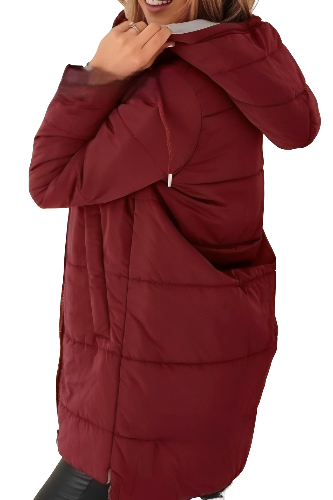 Lesley - Modische Damen-Daunenjacke mit Kapuze