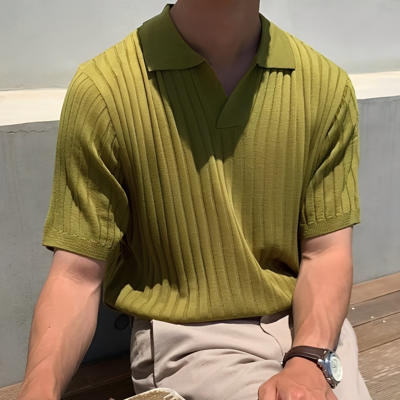 Melvin - Kurzarm-Polo für Männer im lässigen Stil