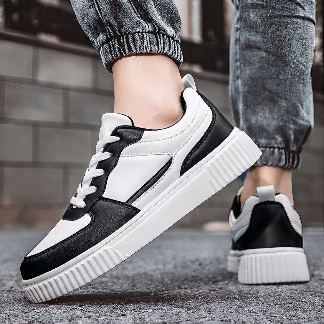 Nathan - Plateau-Sneaker für Herren im modernen Stil