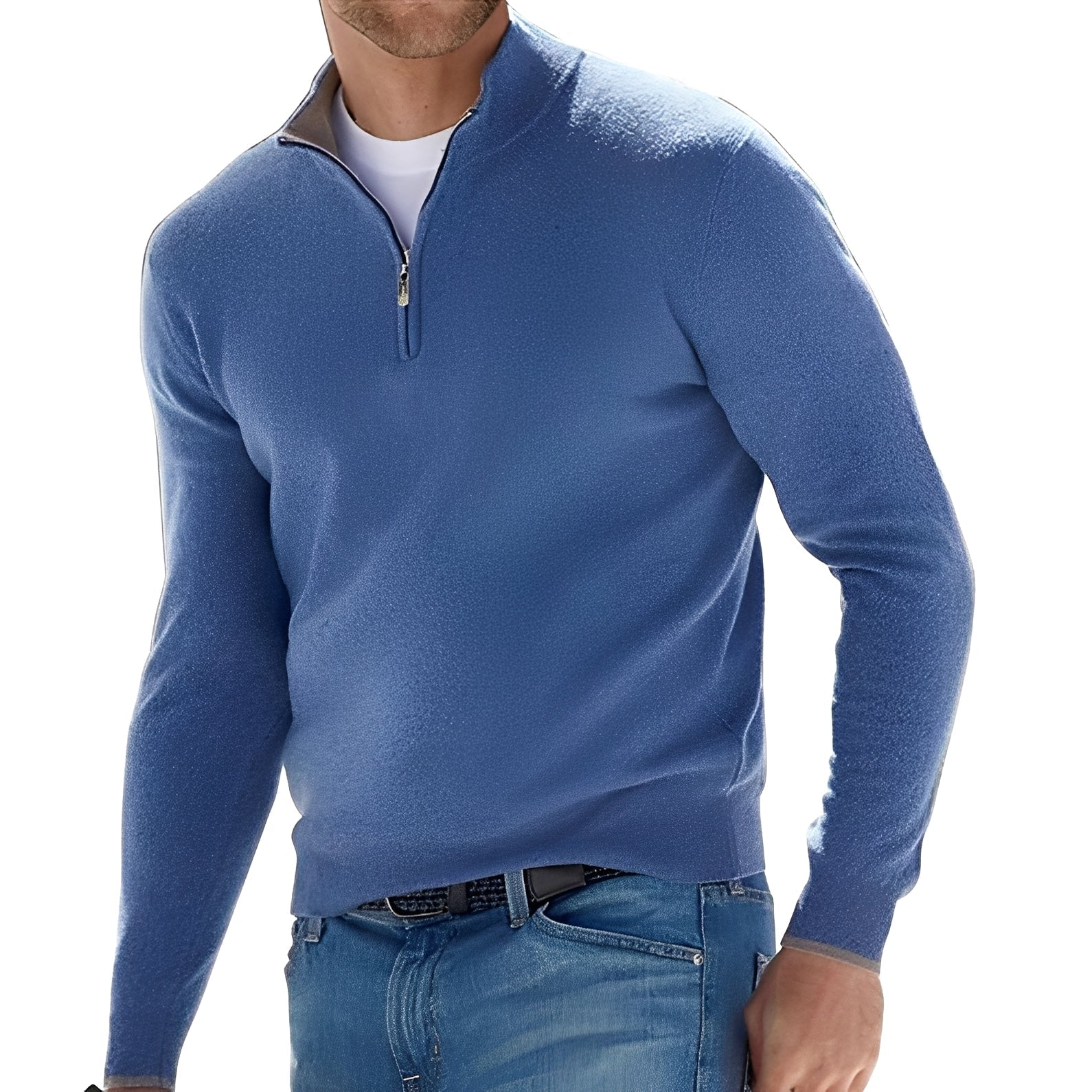 Eliott – Herrenpullover mit Reißverschluss und modernem Design