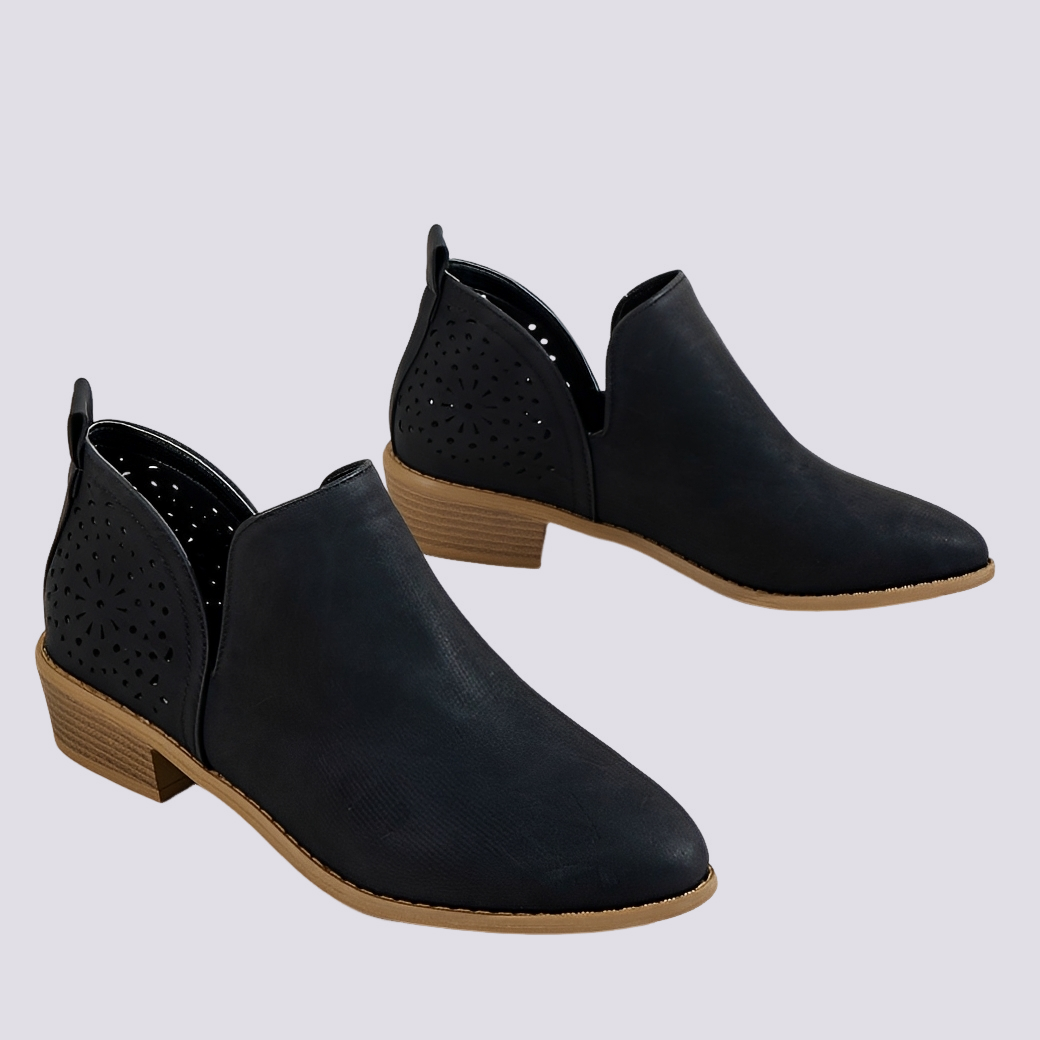 Megan - Elegante Retro-Lederschuhe für Damen