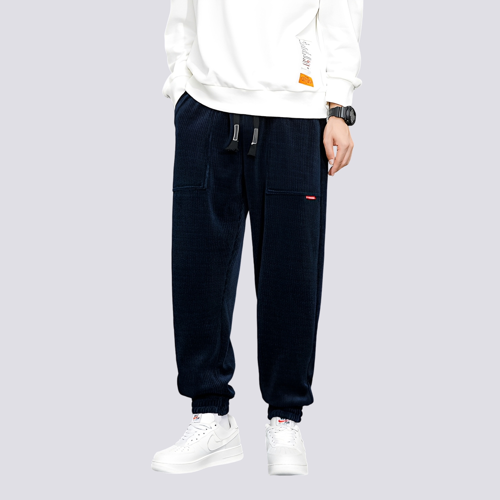 Benji - Komfortable Cord-Jogginghose für Herren