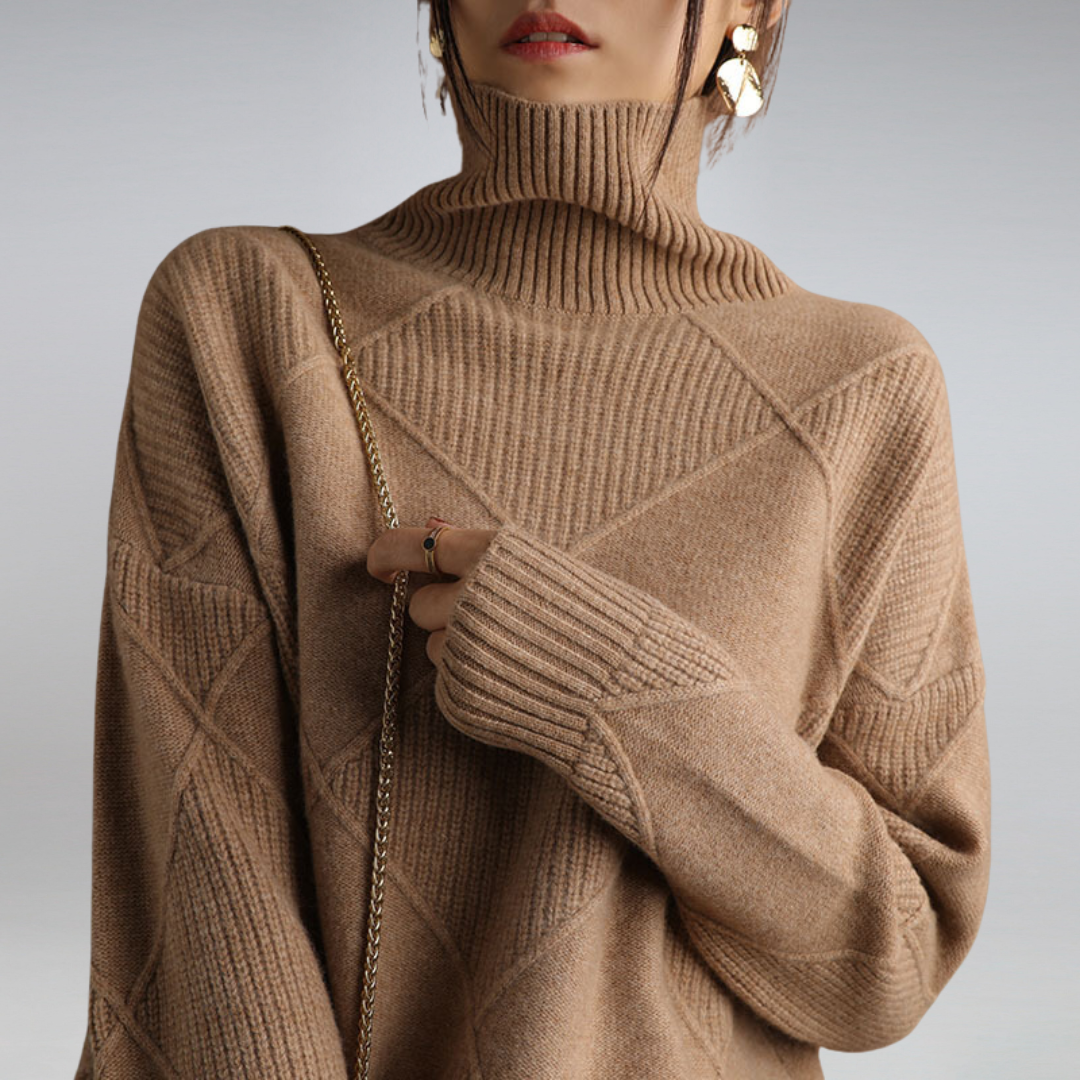 Camille - Modischer und bequemer Rollkragenpullover