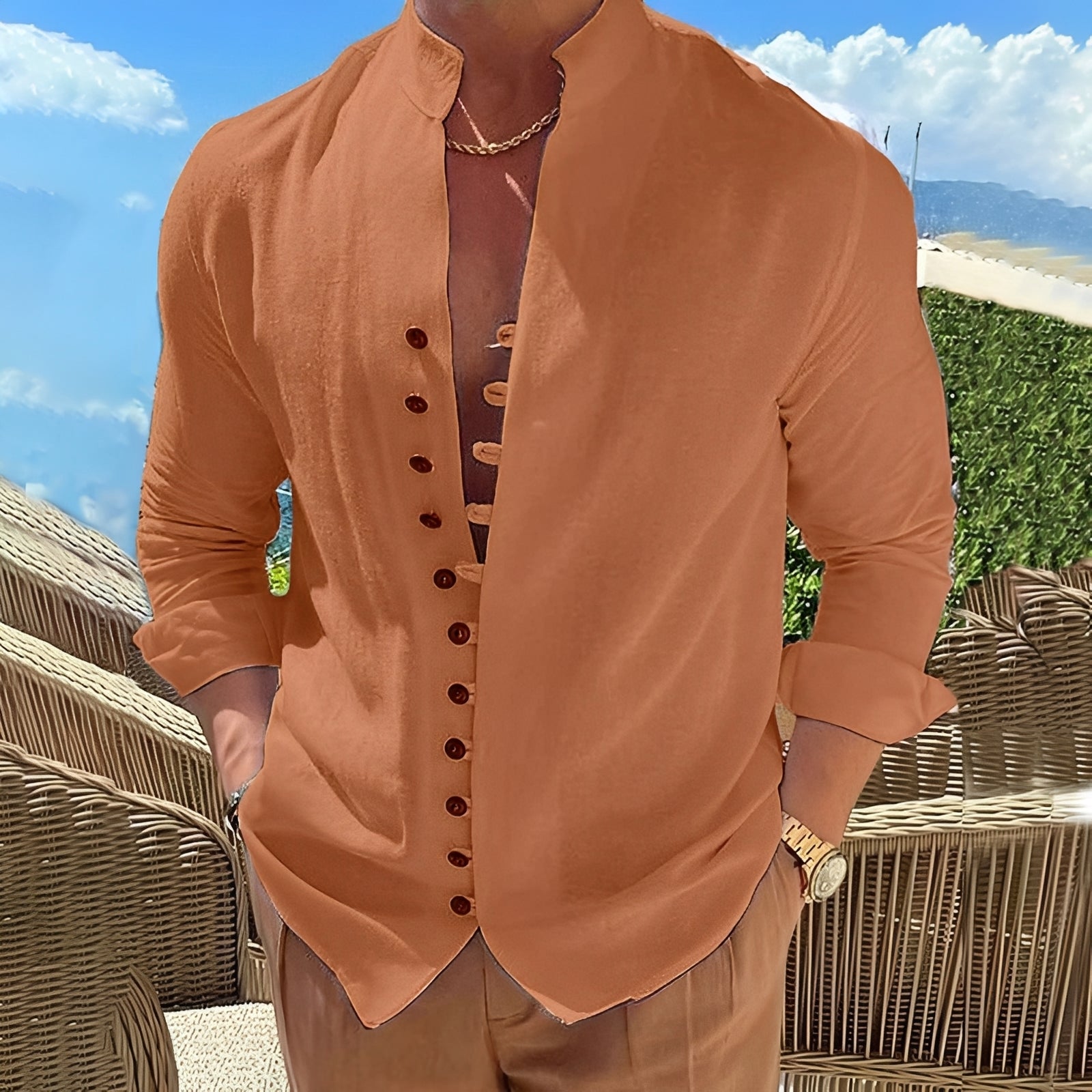 Dexter - Komfortables, entspanntes Herren-Langarmshirt
