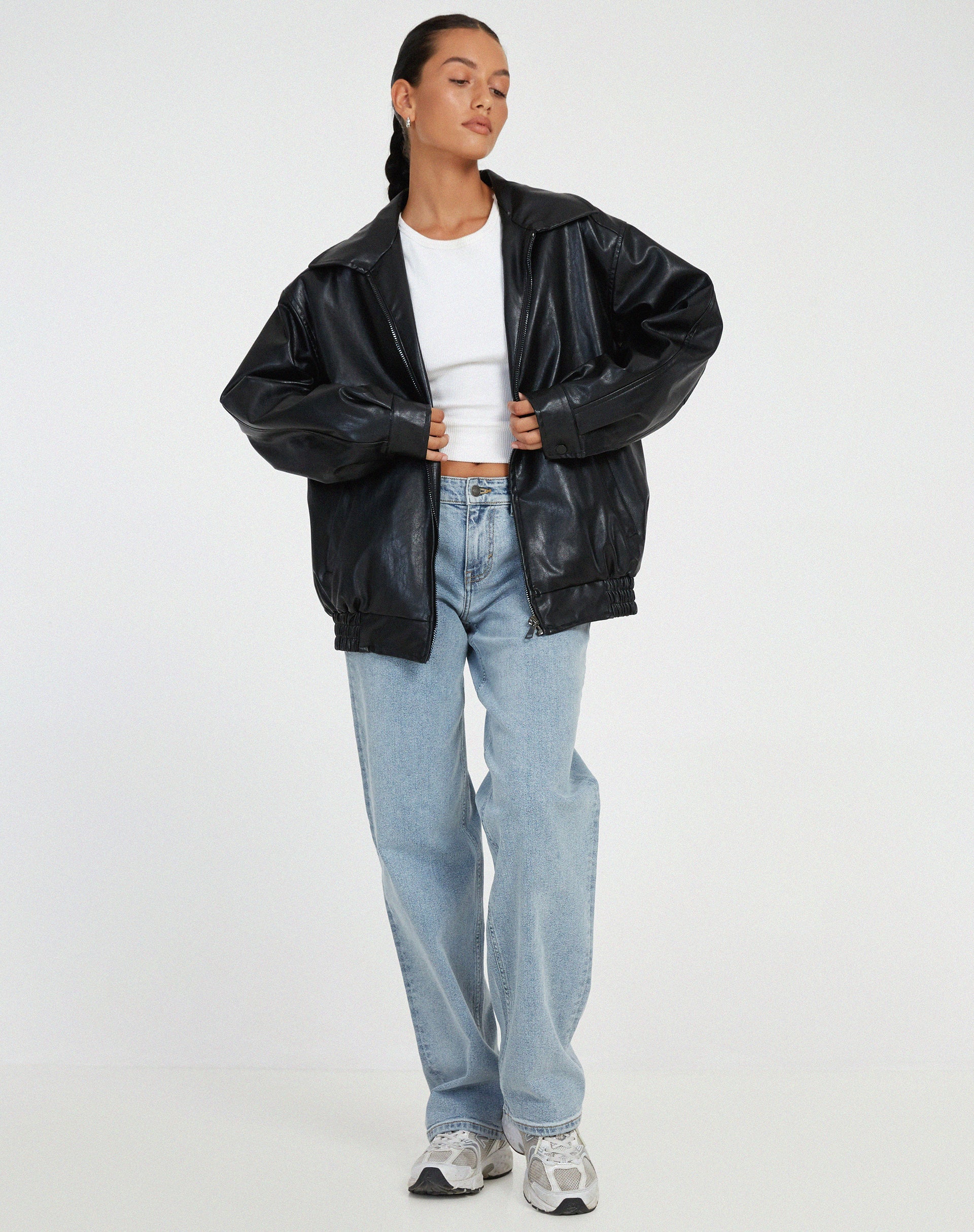 Anouk – Damen-Lederjacke in großer Größe