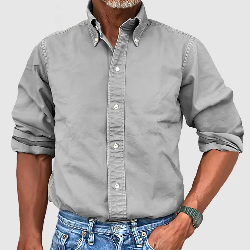 Vince – Vintage-Herrenhemd mit abgenutztem Look