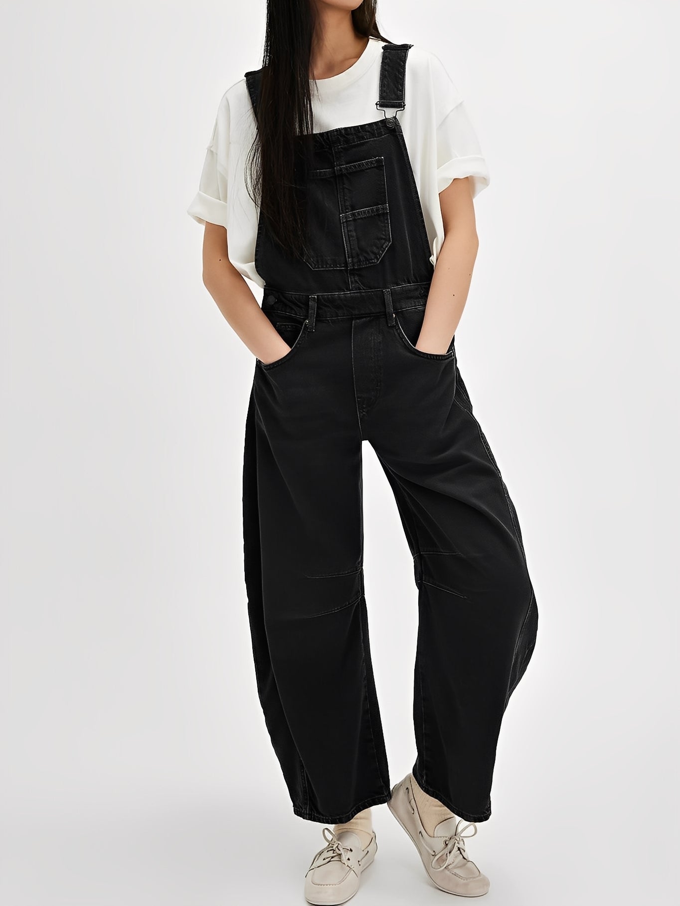 Clarisse - Komfortables Damen-Jeanslatzkleid