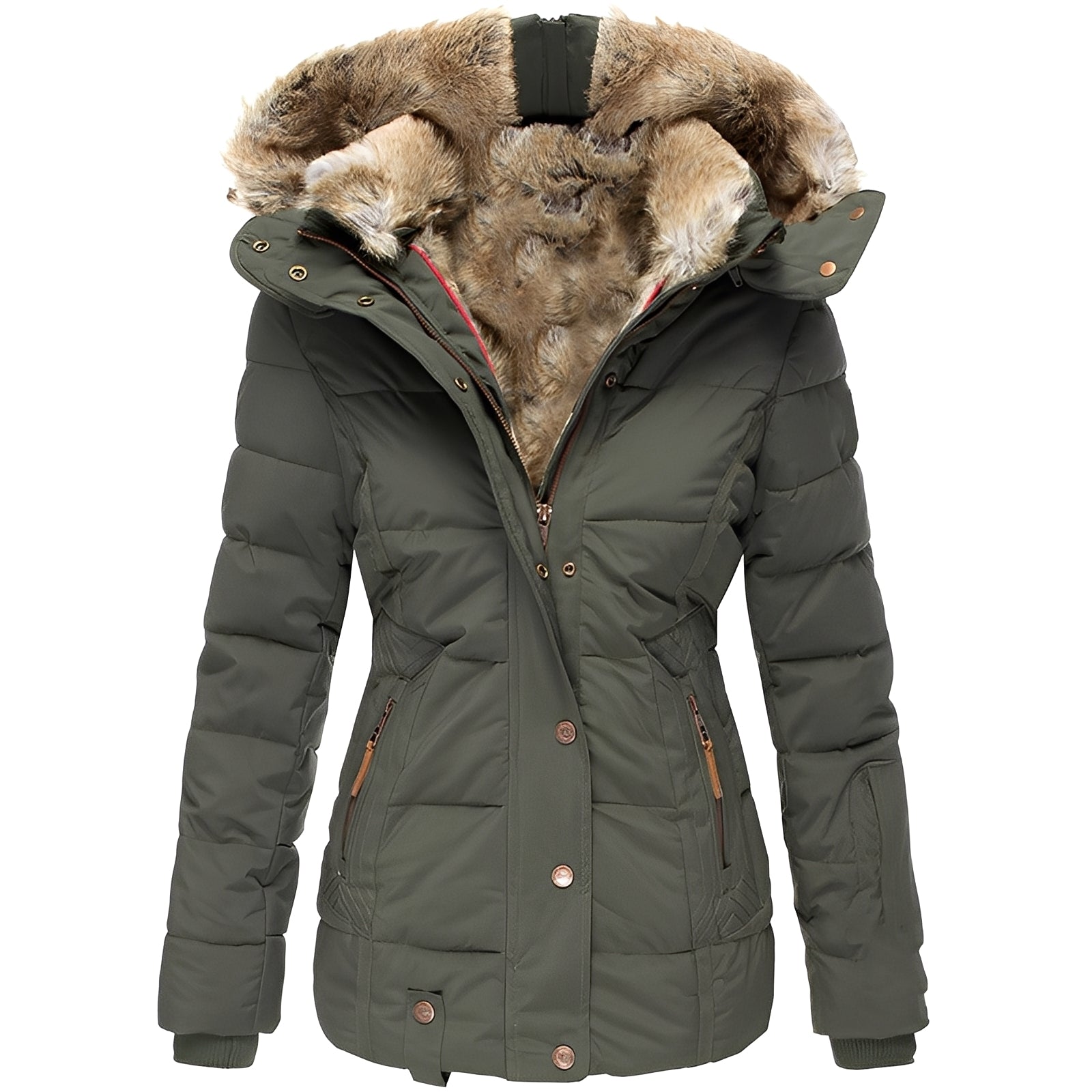 Romilly - Stilvolle und warme Damenjacke mit Kapuze