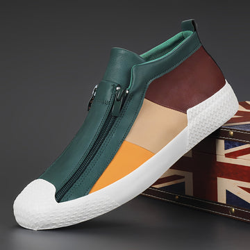 Alex - Elegante Herrenschuhe mit Farbkontrasten