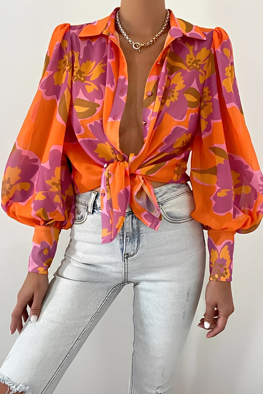Carla - Schicke Bluse mit Ballonärmeln für Damen