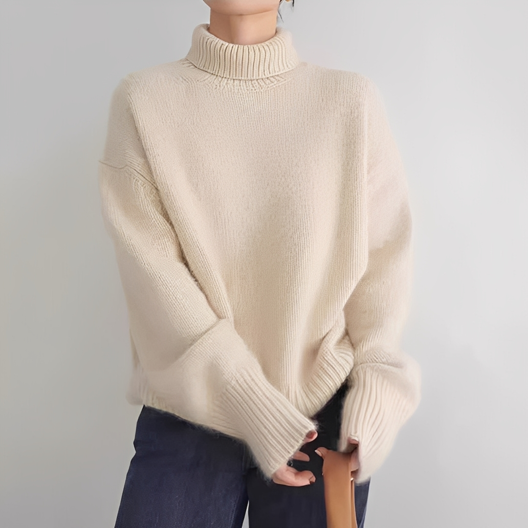 Ophélie - Stilvoller Rollkragenpullover für Damen