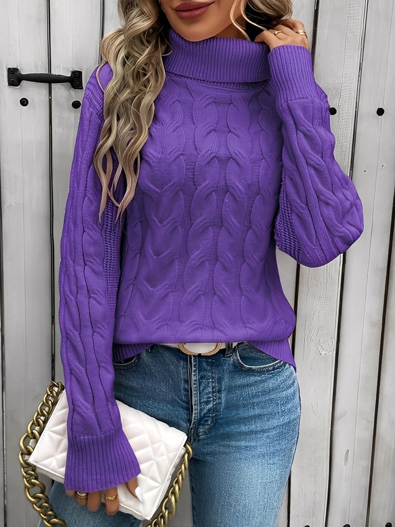 Vanessa - Schicker Damen-Rollkragenpullover