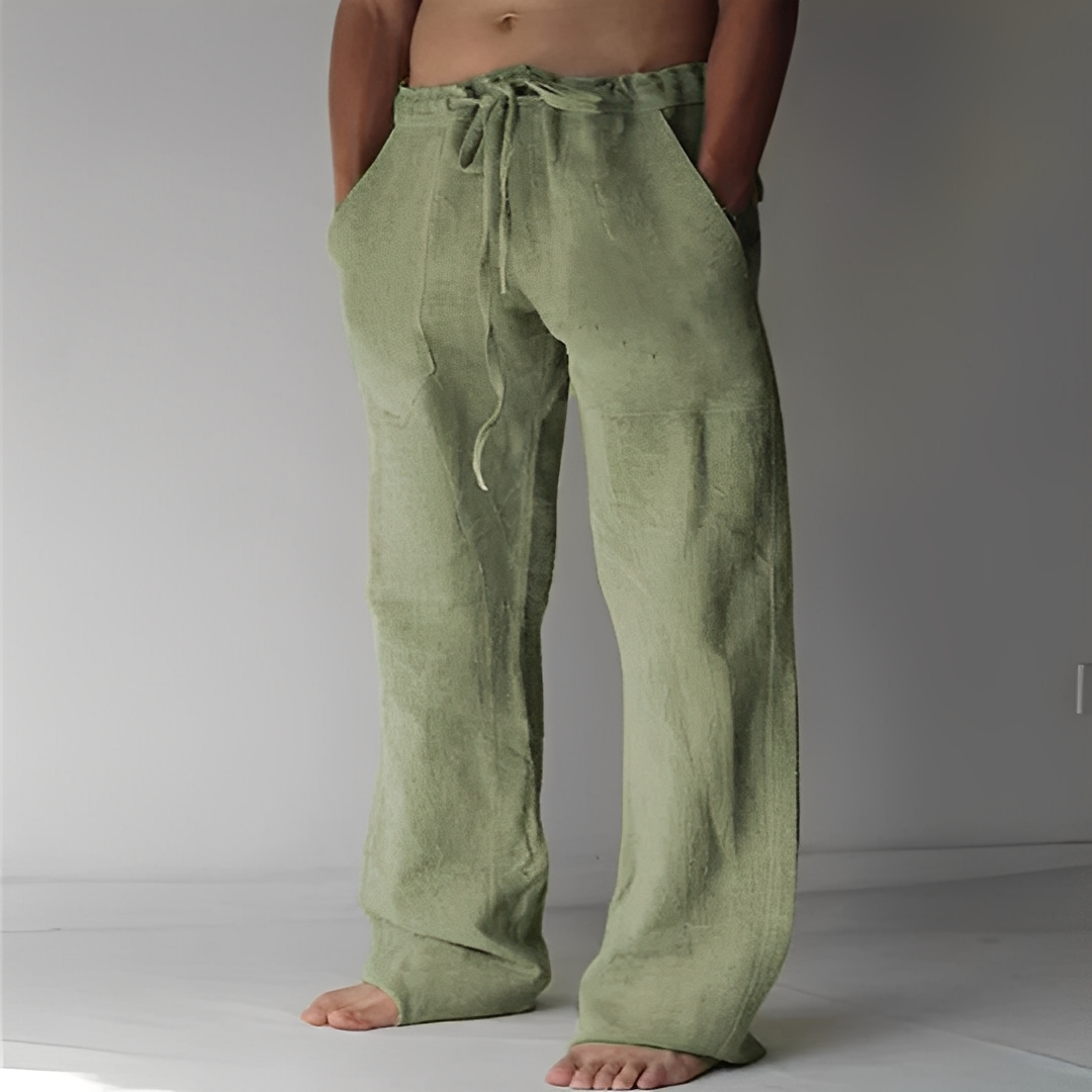 Kirk - Weite Hose mit modischer Kordel für Herren