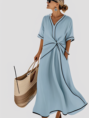 Mabel - Elegantes und weites Maxikleid für Damen