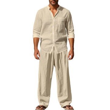Gerald - Komfortables Set aus Langarmshirt und Hose für Herren